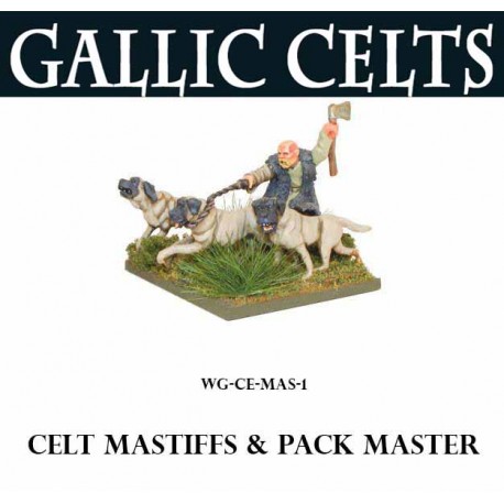 Celtic Mastiffs & Pack-Master 28mm Ancients WARLORD GAMES