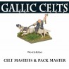 Celtic Mastiffs & Pack-Master 28mm Ancients WARLORD GAMES