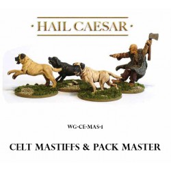 Celtic Mastiffs & Pack-Master 28mm Ancients WARLORD GAMES