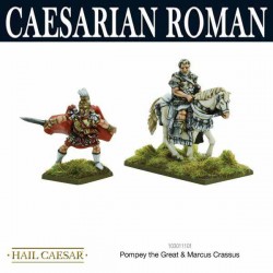 Pompey the Great & Marcus Crassus 28mm Ancients WARLORD GAMES