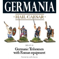 Germanic tribesmen with Roman equipment 28mm Ancients Germania WARLORD GAMES