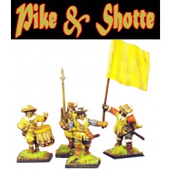 Pike & Shotte Command 7 (3) 28mm  WARLORD GAMES