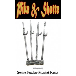 Swine Feather Musket Rests (16) Pike & Shotte WARLORD GAMES