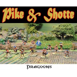 DISMOUNTED DRAGOONS! (12) Pike & Shotte WARLORD GAMES