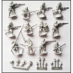 DISMOUNTED DRAGOONS! (12) Pike & Shotte WARLORD GAMES