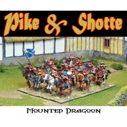 MOUNTED DRAGOONS! (12) Pike & Shotte WARLORD GAMES