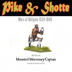 Mounted Mercenary Captain 28mm Pike & Shotte WARS OF RELIGION WARLORD GAMES