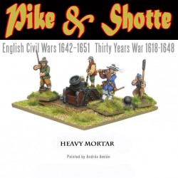 Heavy Mortar & Detailed Wood-plank base Pike & Shotte WARLORD GAMES