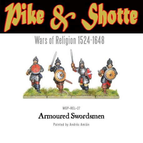 Armoured Swordsmen 28mm Pike & Shotte ECW Wars of Religions WARLORD GAMES