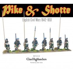 Regular Highlanders 28mm Pike & Shotte ECW Thirty Years War WARLORD GAMES
