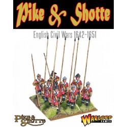 ECW New Model Army Pikemen 28mm Pike & Shotte WARLORD GAMES