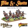 ECW Musketeers Firing line 28mm Pike & Shotte WARLORD GAMES