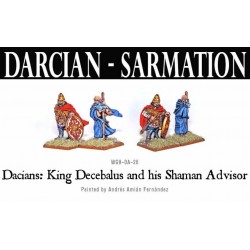 Dacian King Decebalus & Shaman Advisor 28mm Ancients WARLORD GAMES