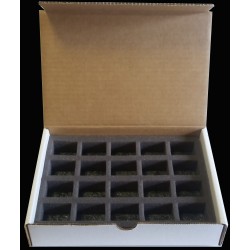 Personal Miniature Case/Box 20 standard size 28mm FRONTLINE GAMES