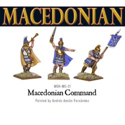 Macedonian command 28mm Ancient Greek WARLORD GAMES