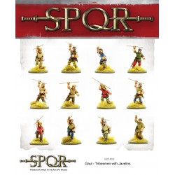 SPQR Gaul Tribesmen with Javelins 28mm Ancients WARLORD GAMES