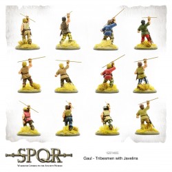 SPQR Gaul Tribesmen with Javelins 28mm Ancients WARLORD GAMES