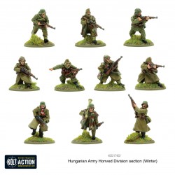 Hungarian Honved Division section (winter) 28mm WWII WARLORD GAMES