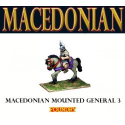 Macedonian Mounted General 3 28mm Ancients FOUNDRY