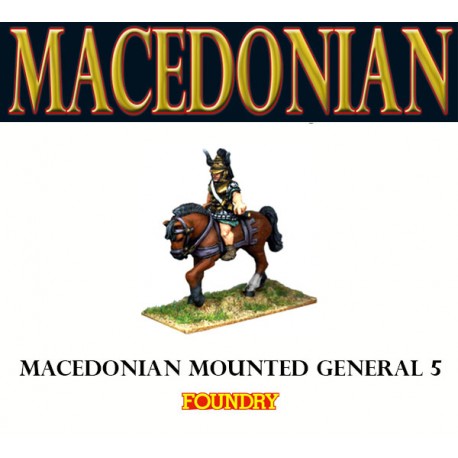 Macedonian Mounted General 5 28mm Ancients FOUNDRY