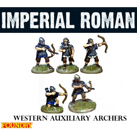 Imperial Roman Western Auxiliary Archers (5) 28mm Ancients FOUNDRY