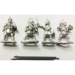 Greek Macedonian Peltast Characters/Command A 28mm Ancients FOUNDRY