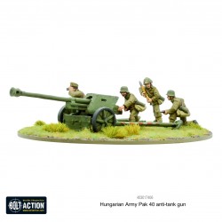 Hungarian Army Pak 40 anti-tank gun 28mm WWII WARLORD GAMES