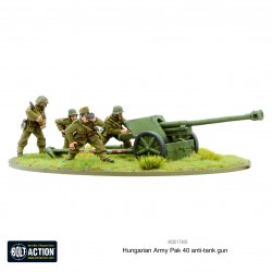 Hungarian Army Pak 40 anti-tank gun 28mm WWII WARLORD GAMES