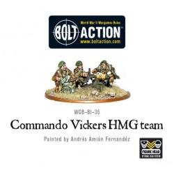 British Commando Vickers MMG Team 28mm WWII WARLORD GAMES