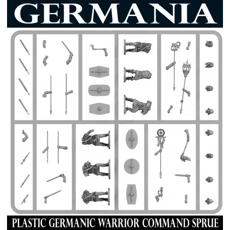 Germanic Warriors Command Sprue (6) 28mm VICTRIX MINIATURES
