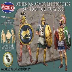 Greek Athenian Armoured Hoplites (48) 28mm Plastic VICTRIX