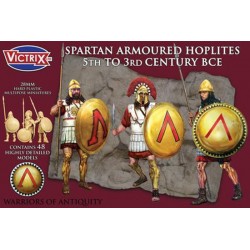 Greek Spartan Armoured Hoplites (48) 28mm Plastic VICTRIX