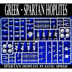 Greek Spartan Armoured Hoplites Sprue (8) 28mm Plastic VICTRIX