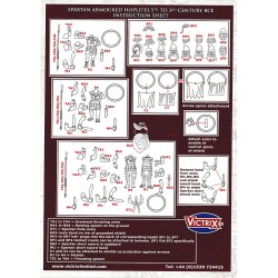 Greek Spartan Armoured Hoplites Sprue (8) 28mm Plastic VICTRIX