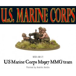 American U.S. Marines USMC M1917 MMG team 28mm WWII WARLORD GAMES