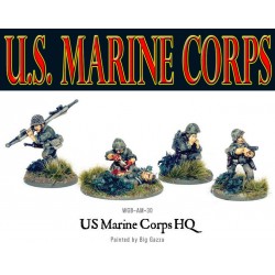 American U.S. Marines USMC Corps HQ 28mm WWII WARLORD GAMES