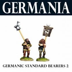 Germanic Warrior standards 2 (2) 28mm Ancients FOUNDRY