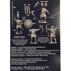 Greek Unarmoured Hoplites Sprue (8) 28mm Plastic VICTRIX