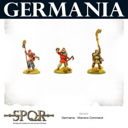 SPQR Germania Warriors Command (3) 28mm Ancients WARLORD GAMES
