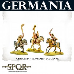 SPQR Germania Horsemen Command (3) 28mm Ancients WARLORD GAMES