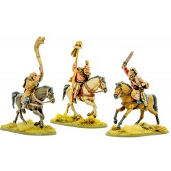 SPQR Germania Horsemen Command (3) 28mm Ancients WARLORD GAMES