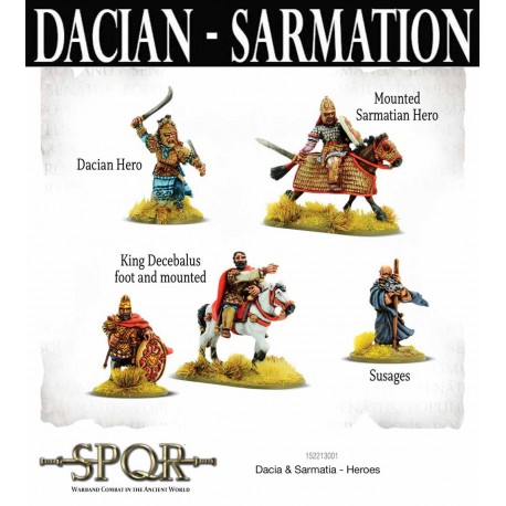 SPQR: Dacia & Sarmatia Heroes 28mm Ancients WARLORD GAMES
