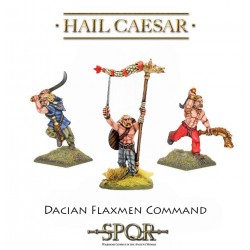Dacian Falxmen Command (3) 28mm Ancients SPQR WARLORD GAMES