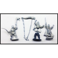 Dacian Noble Warrior Command (3) 28mm Ancients SPQR WARLORD