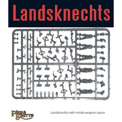Landsknechts Cross Bowmen or Arquebus (6) 28mm Renaissance Pike & Shotte WARLORD