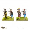 Landsknechts Cross Bowmen or Arquebus (6) 28mm Renaissance Pike & Shotte WARLORD