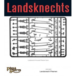 Landsknechts Pikemen Sprue (6) 28mm Renaissance Pike & Shotte WARLORD GAMES