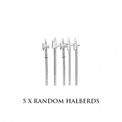 Landsknechts Armored at Ready Halberds 2 28mm Renaissance FOUNDRY