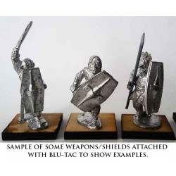 GALLIC GAUL WARRIORS (10) 28mm Ancients