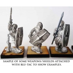 GALLIC GAUL WARRIORS (10) 28mm Ancients